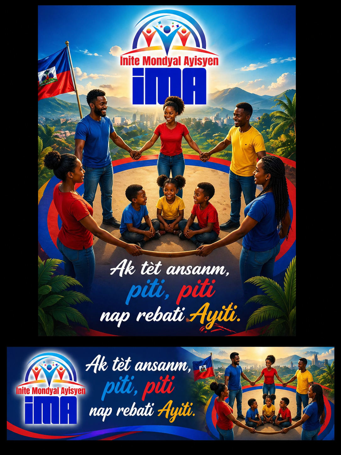 Inite Mondyal Ayisyen (IMA) — Ak tèt ansanm, piti piti nap rebati Ayiti